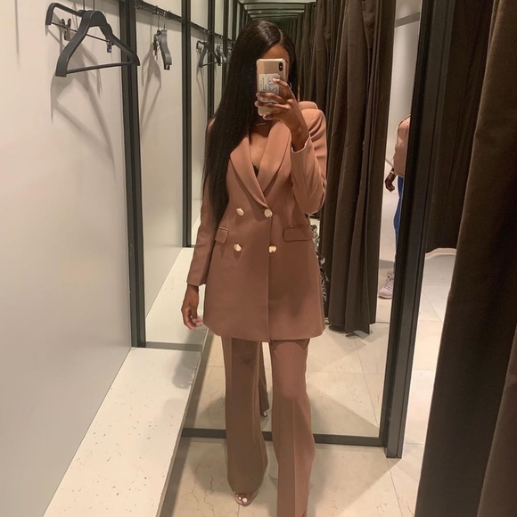 ZARA Double breasted frock coat - Picture 4 of 8